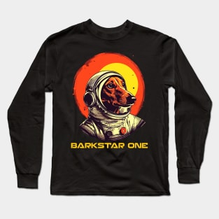 Unisex Tshirt 'barkstar One' | A Dachshund Conquers Space Long Sleeve T-Shirt